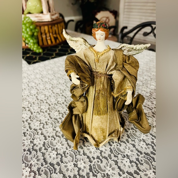 Handmade Angel Christmas Ornament About 9” Tall  Gorgeous - Picture 3 of 6